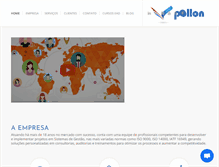 Tablet Screenshot of pollonconsultoria.com.br